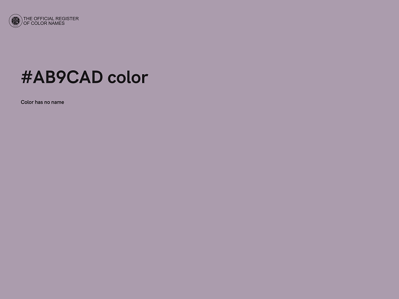 #AB9CAD color image