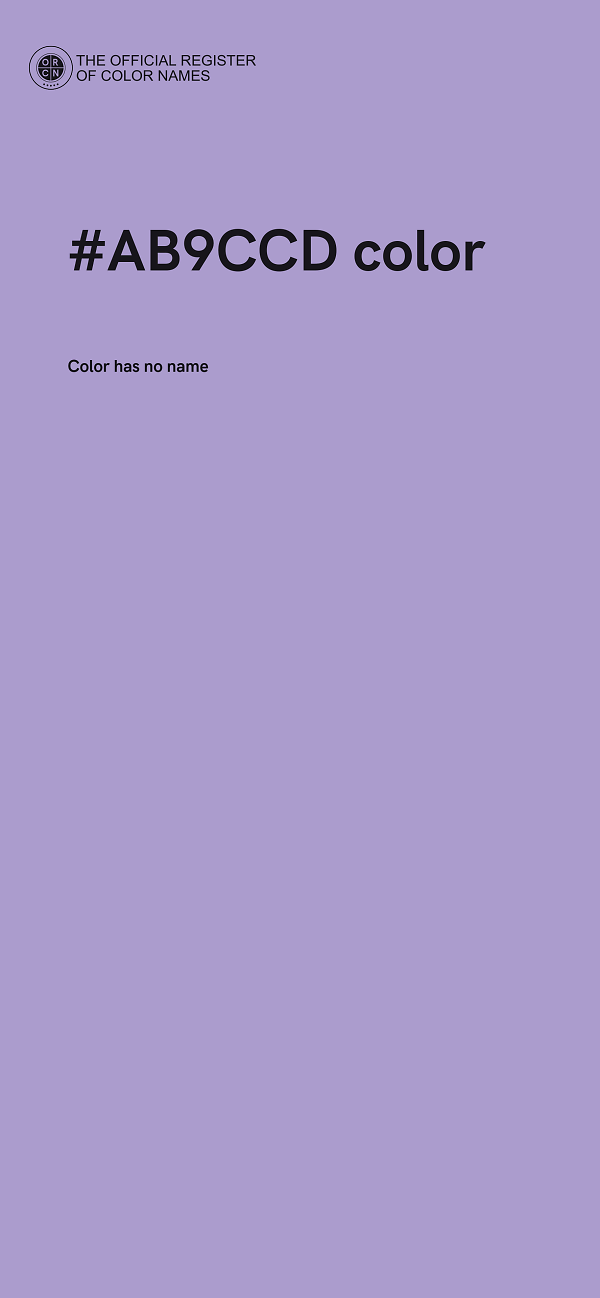 #AB9CCD color image