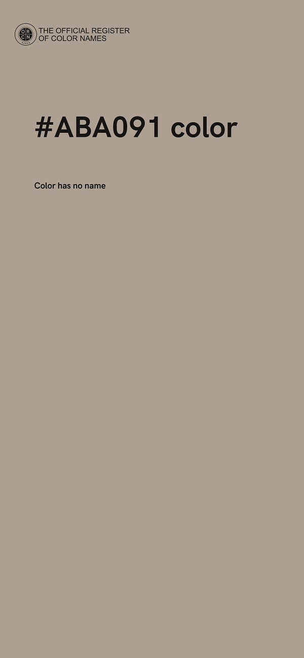 #ABA091 color image