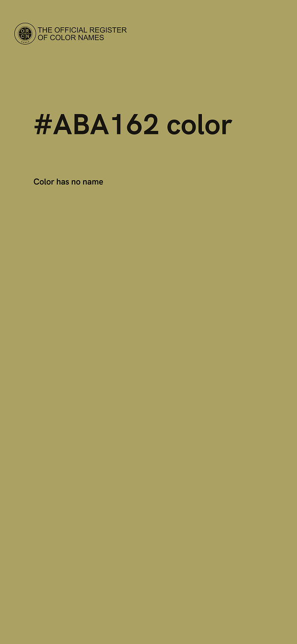 #ABA162 color image