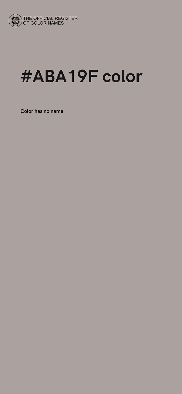 #ABA19F color image