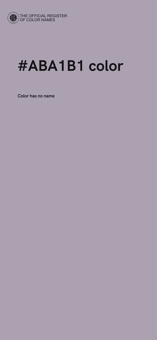 #ABA1B1 color image
