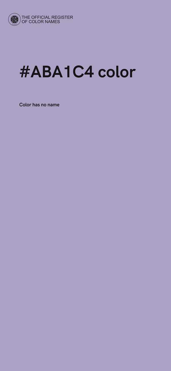 #ABA1C4 color image