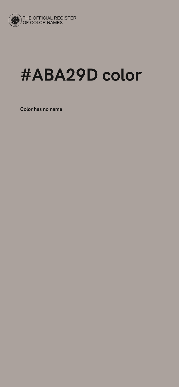 #ABA29D color image