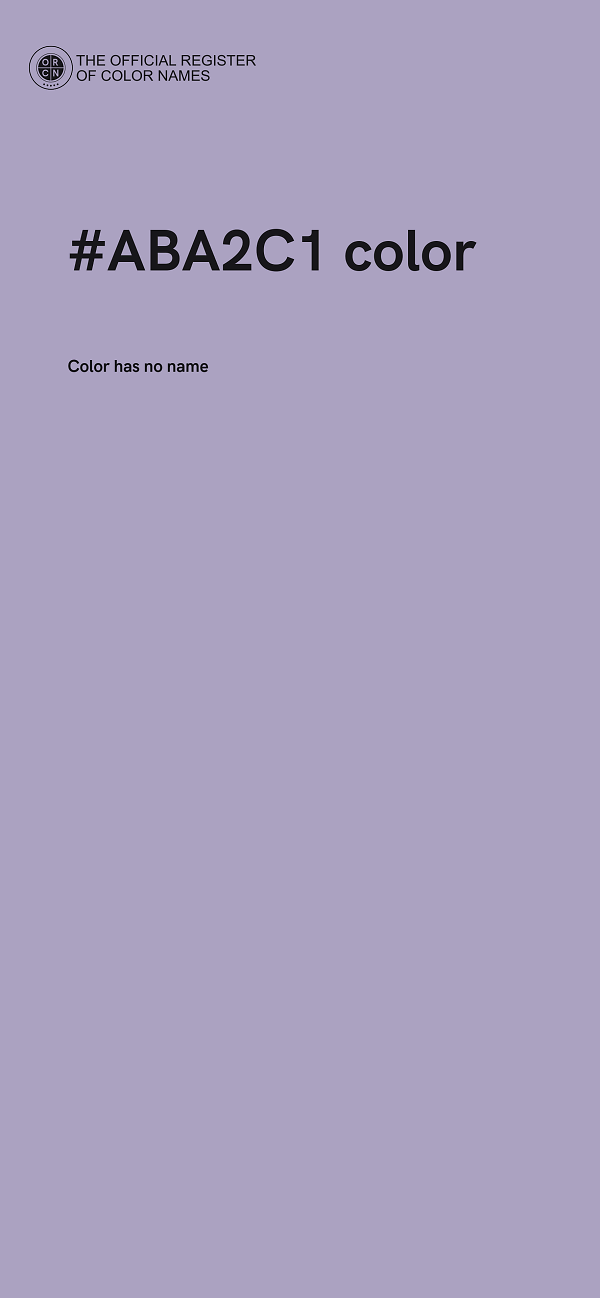 #ABA2C1 color image