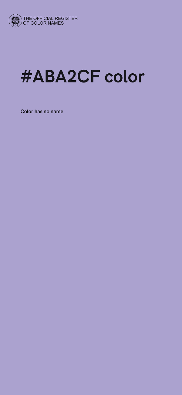 #ABA2CF color image