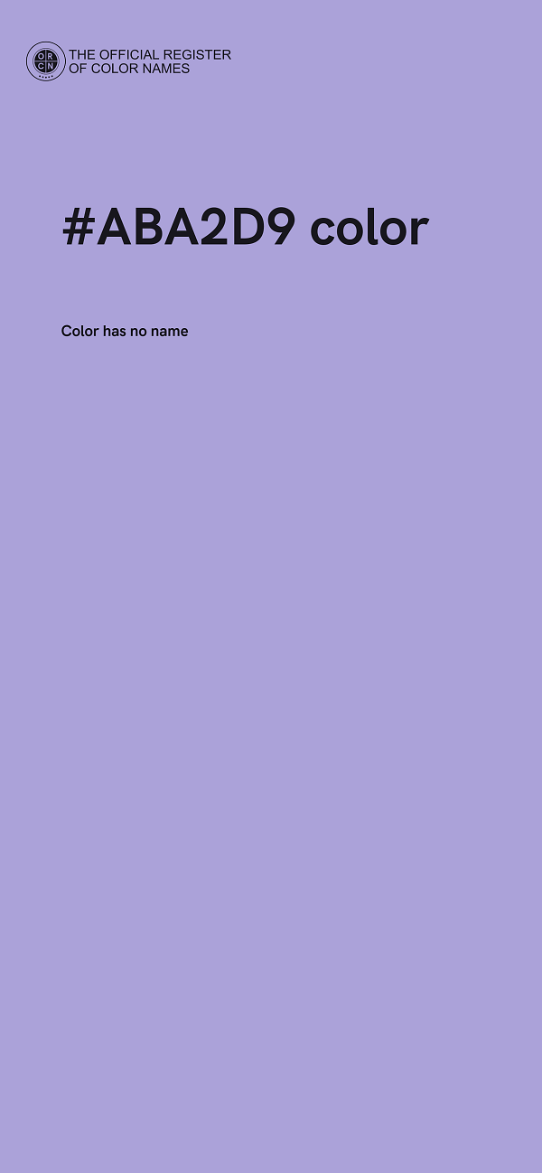 #ABA2D9 color image