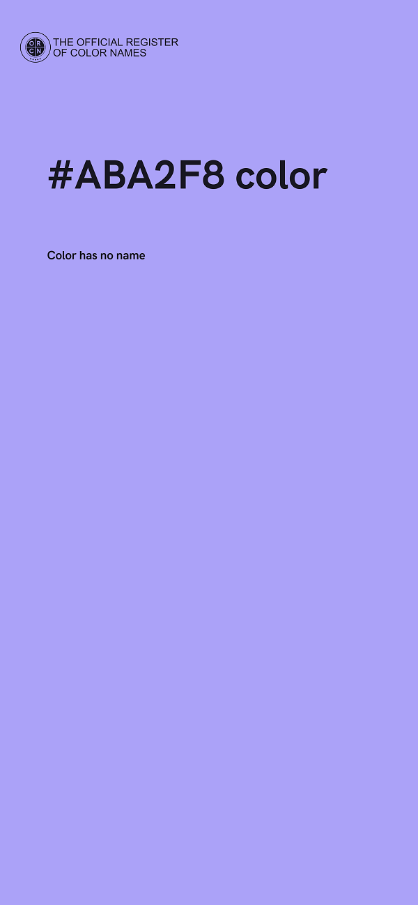 #ABA2F8 color image