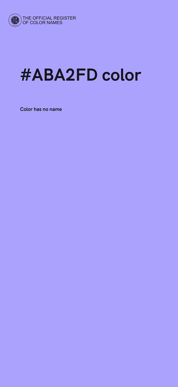 #ABA2FD color image