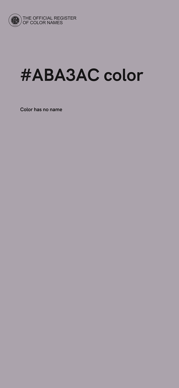 #ABA3AC color image