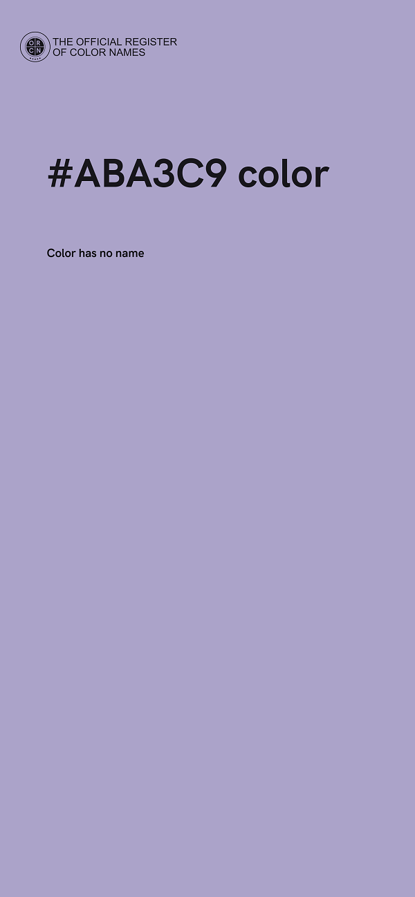#ABA3C9 color image