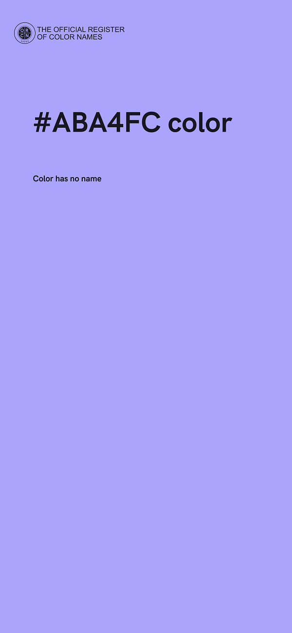 #ABA4FC color image