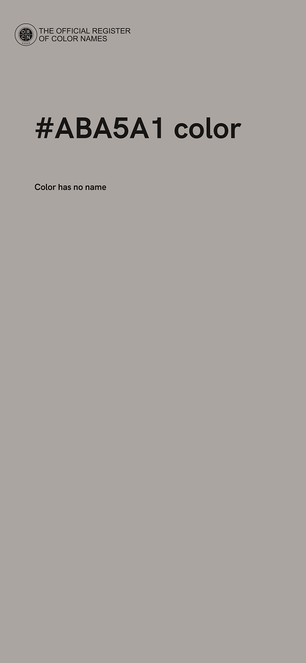 #ABA5A1 color image