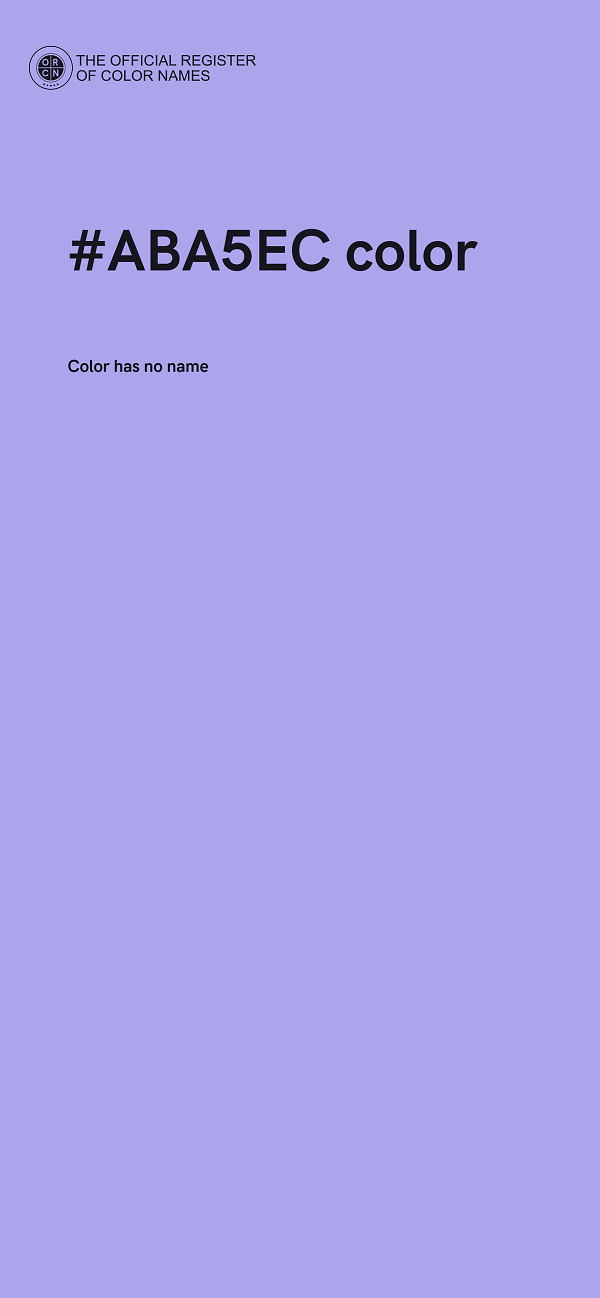 #ABA5EC color image