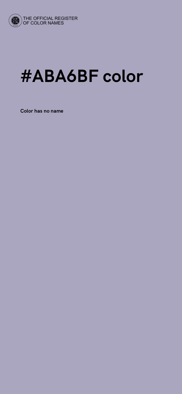#ABA6BF color image