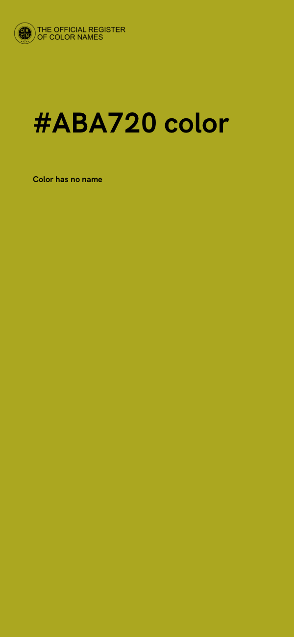 #ABA720 color image