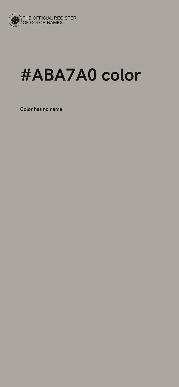 #ABA7A0 color image