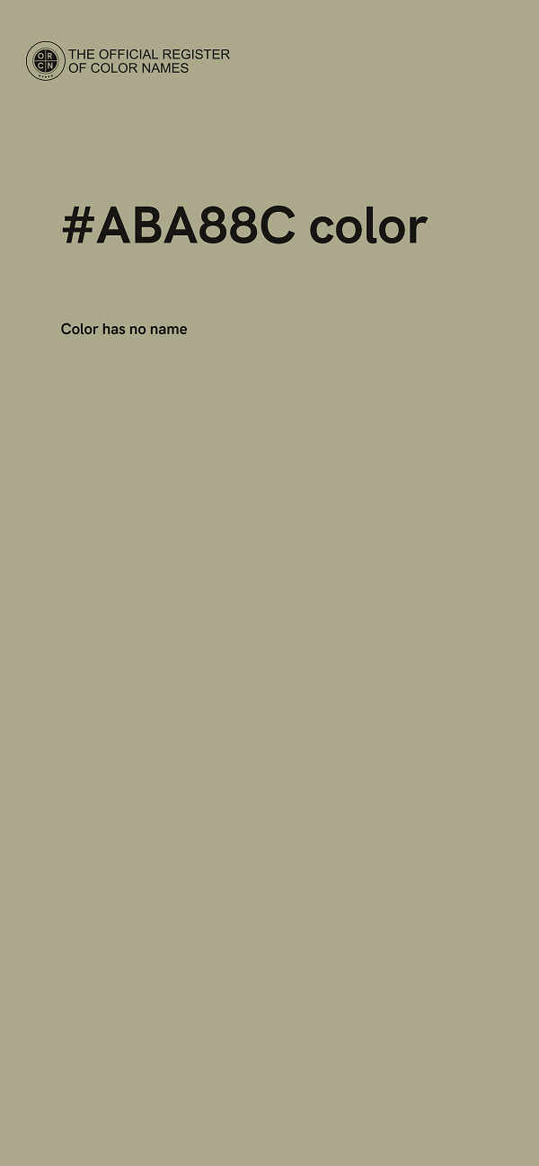 #ABA88C color image
