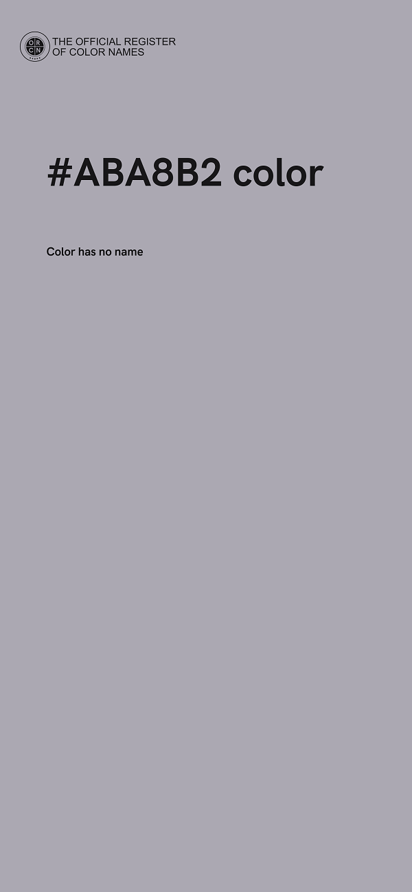 #ABA8B2 color image