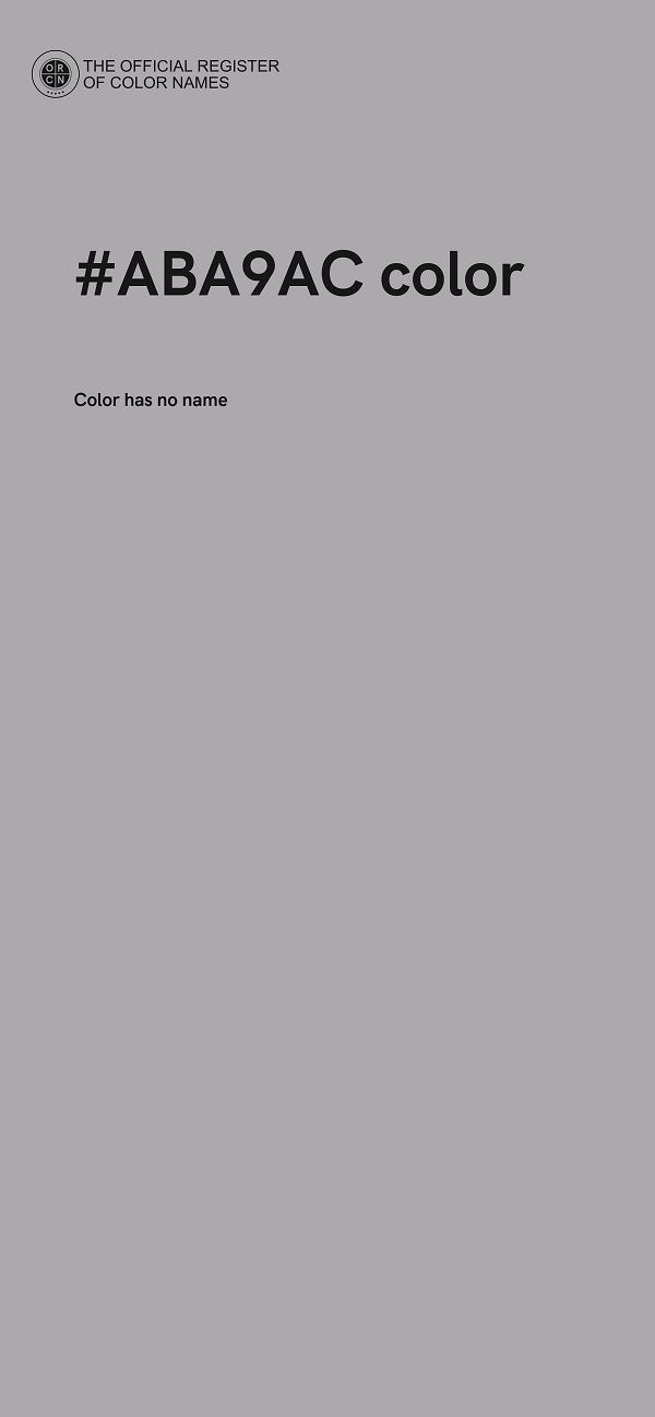 #ABA9AC color image