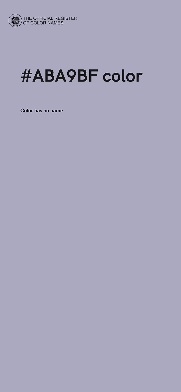 #ABA9BF color image