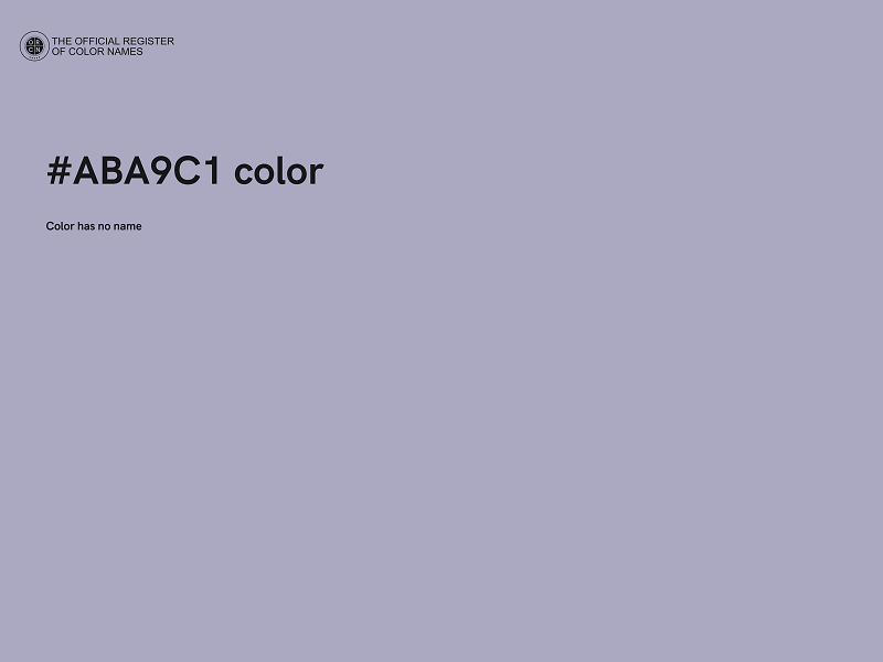 #ABA9C1 color image