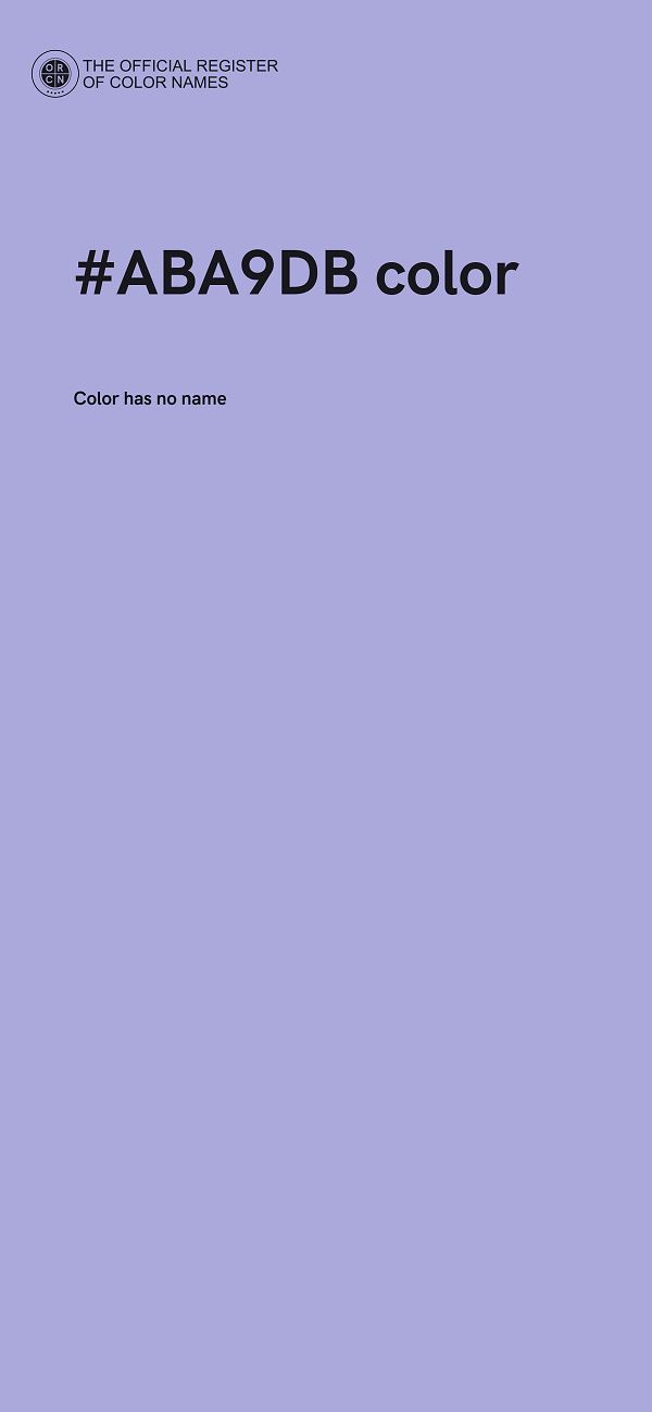 #ABA9DB color image