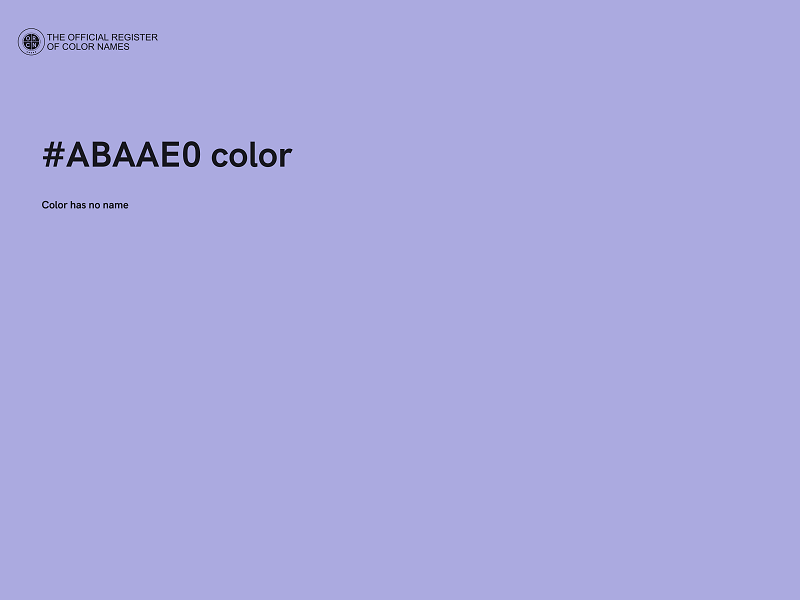 #ABAAE0 color image