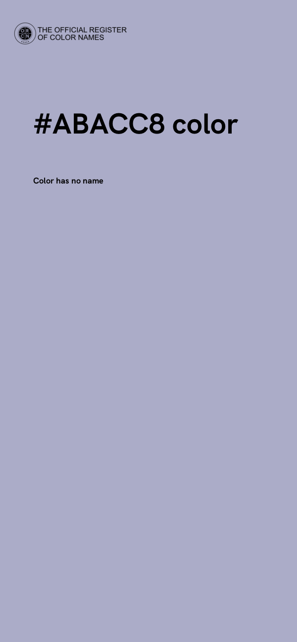 #ABACC8 color image