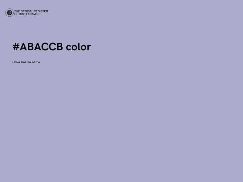 #ABACCB color image