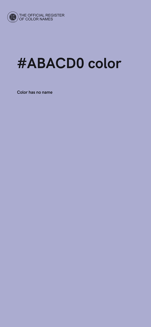 #ABACD0 color image