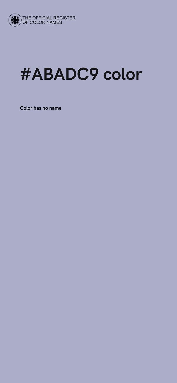 #ABADC9 color image