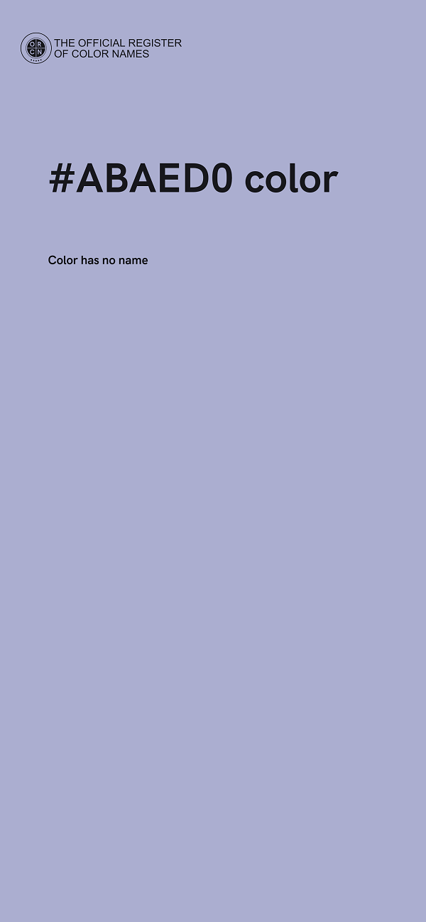 #ABAED0 color image