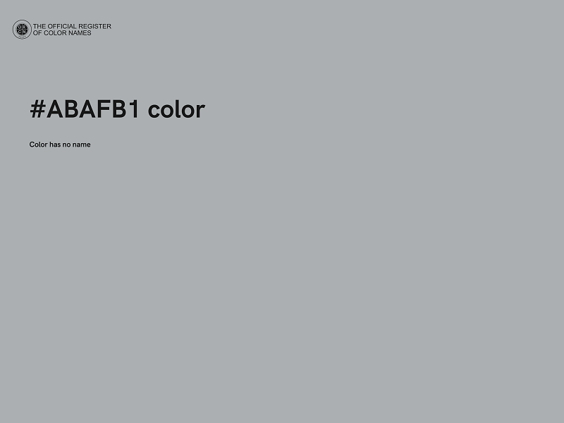 #ABAFB1 color image