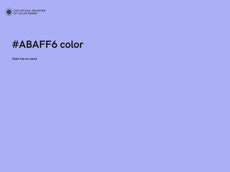 #ABAFF6 color image