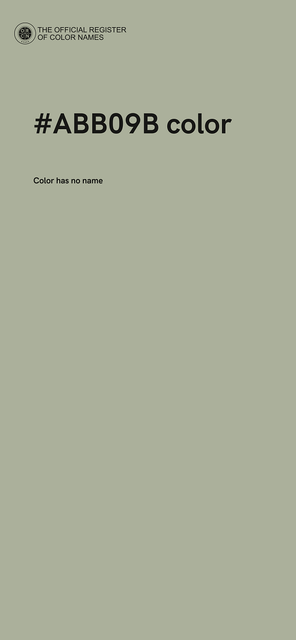 #ABB09B color image