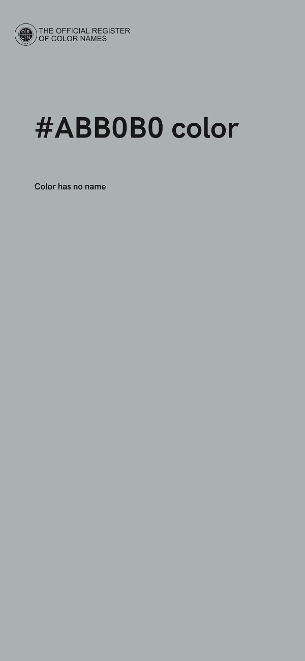 #ABB0B0 color image