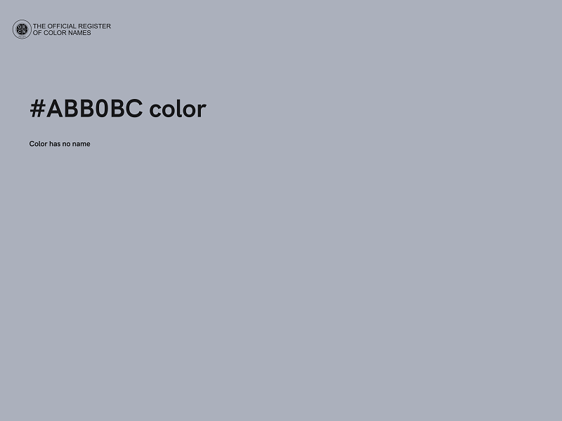 #ABB0BC color image