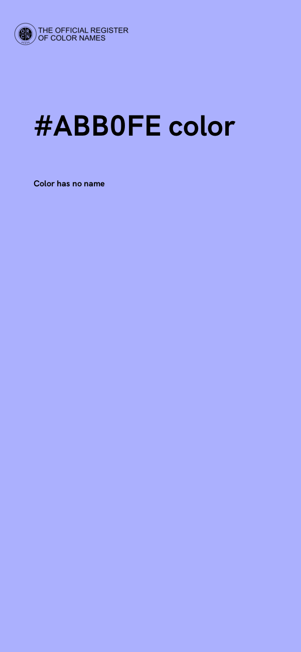 #ABB0FE color image