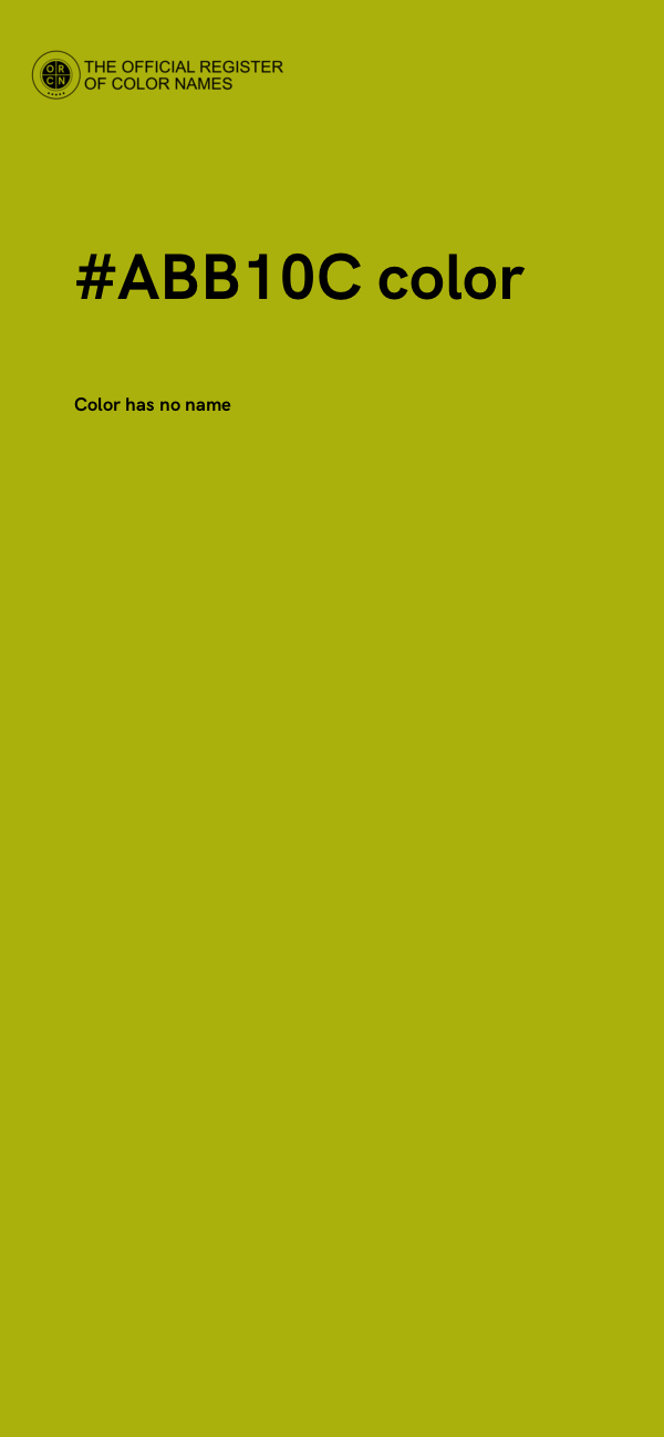 #ABB10C color image