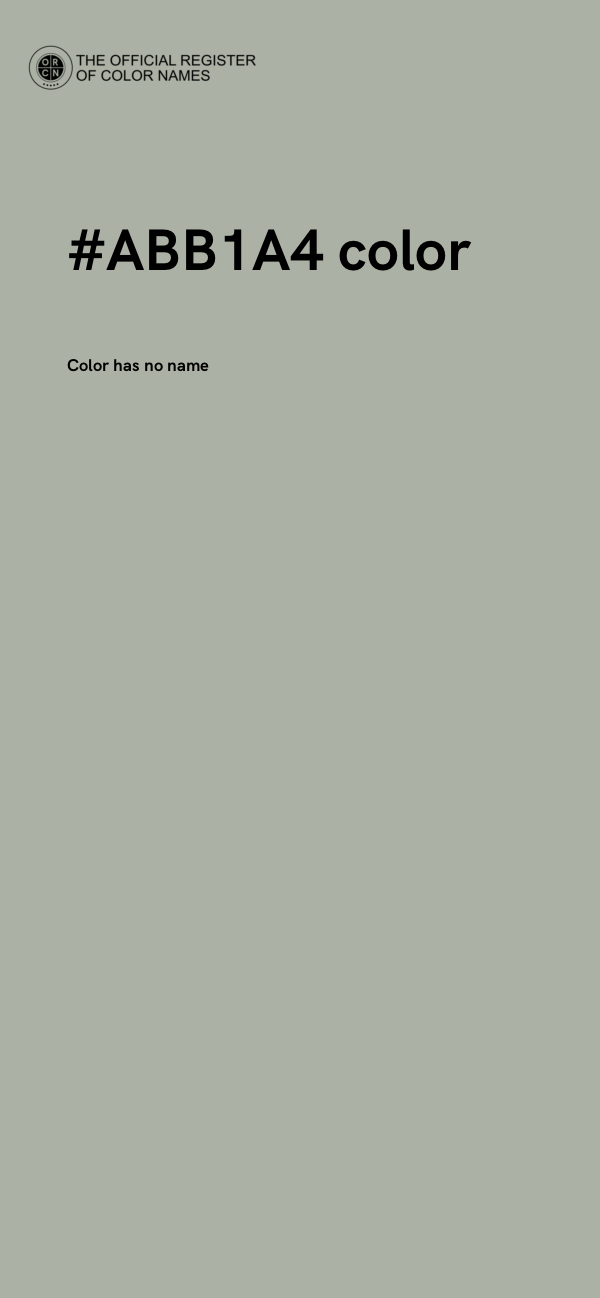 #ABB1A4 color image