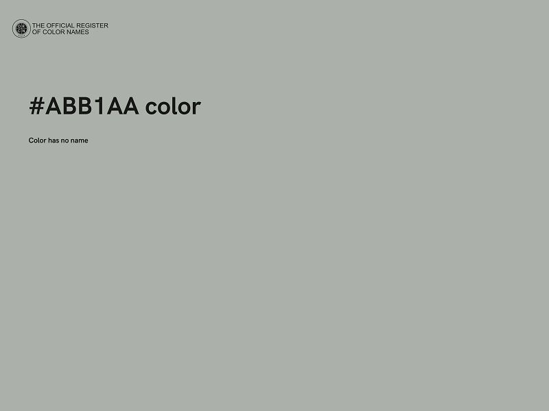 #ABB1AA color image