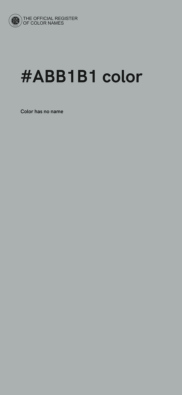 #ABB1B1 color image
