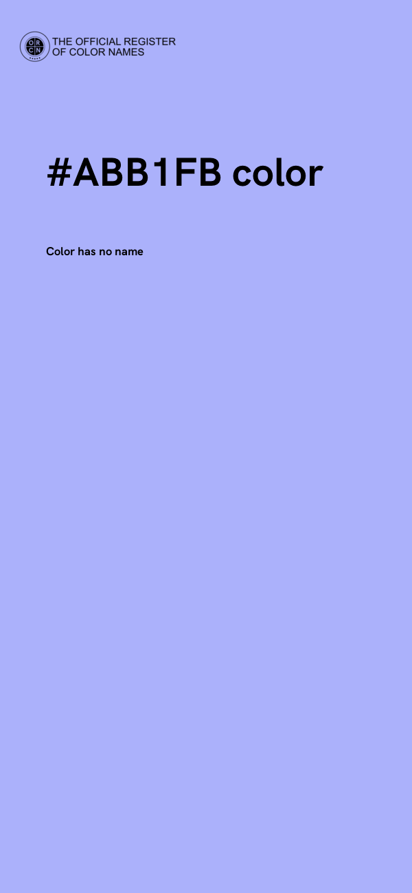 #ABB1FB color image