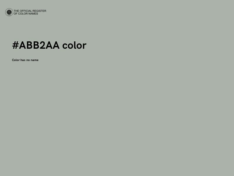 #ABB2AA color image