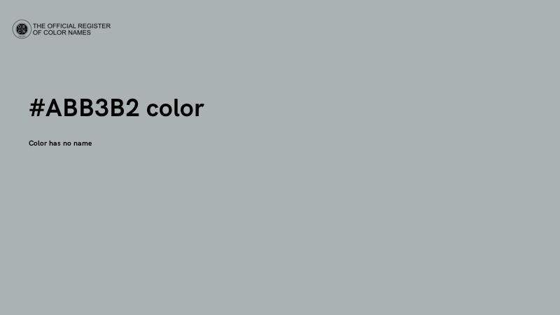 #ABB3B2 color image