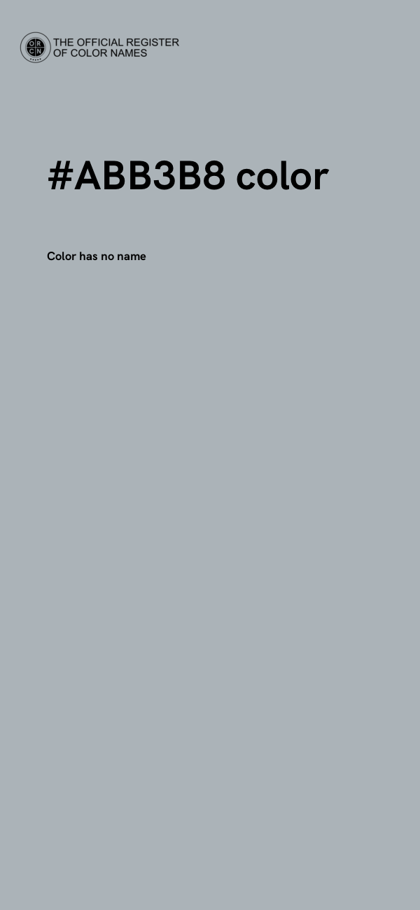#ABB3B8 color image