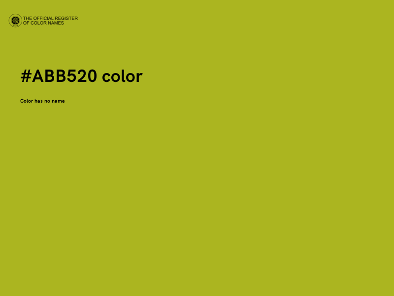 #ABB520 color image