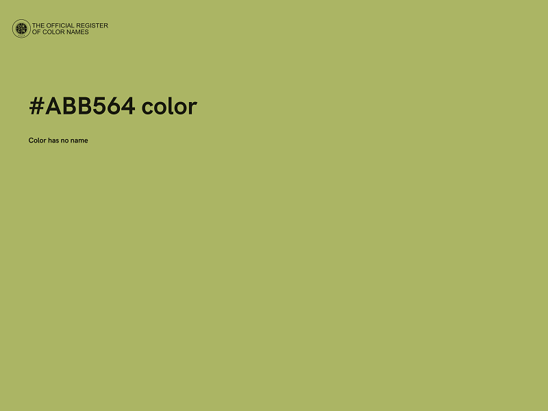 #ABB564 color image