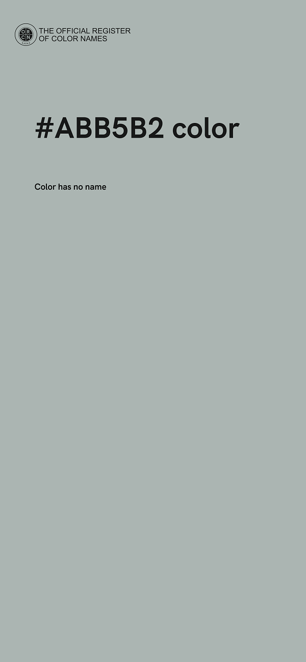 #ABB5B2 color image